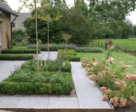 Moderne Engelse tuin